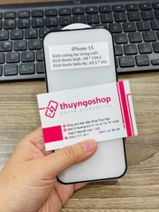 [Trong suốt] Kính cường lực full màn hình iPhone 15