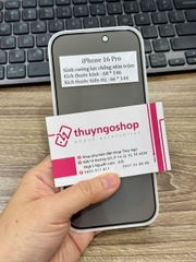 Kính cường lực chống nhìn trộm full màn hình iPhone 16 Pro