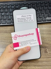[Trong suốt] Kính cường lực full màn hình iPhone 16 Plus