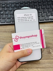 [Trong suốt] Kính cường lực full màn hình iPhone 16