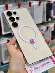 Ốp cứng trong suốt chống ố vàng (loại mỏng) Samsung S25 Ultra