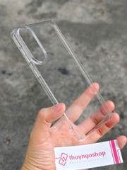 Ốp cứng siêu trong suốt chống ố vàng (ốp mỏng) Samsung S25 Edge