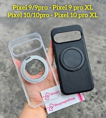 Ốp lưng trong suốt kèm chân đế xoay 360 độ Google Pixel 9 Pro XL