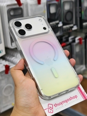 Ốp lưng loang màu cầu vòng iPhone 17 Pro Max