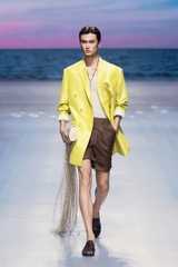Liquid Oversized Double-Breasted Jacket