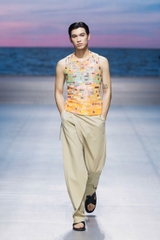 Snow Khaki Panel Trousers