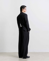 Kai Back-Vent Buttoned Jacket