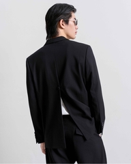 Kai Back-Vent Buttoned Jacket