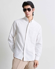 Liam Striped Pocket Long-Sleeve Shirt