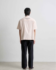 Ray Striped Embroidered Short-Sleeve Shirt
