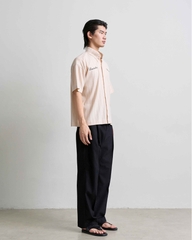 Ray Striped Embroidered Short-Sleeve Shirt