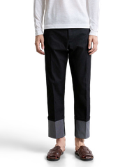 Yan Cuffed Pleated Trousers