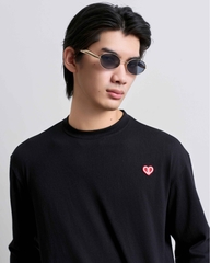S2 Long-Sleeve Textured Ribbed T-Shirt