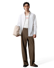 Ain Tonal Embroidered Shirt