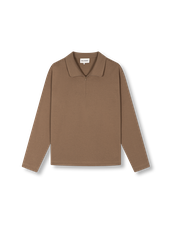Jib Long-Sleeve Zip-neck Tee