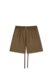 Tan Drawstring Shorts