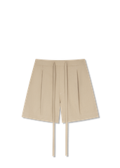 Tan Drawstring Shorts