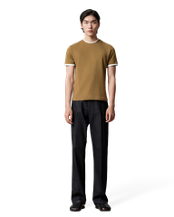 Gra Contrast Trim T-Shirt