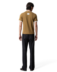 Gra Contrast Trim T-Shirt