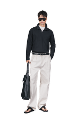 Jib Long-Sleeve Zip-neck Tee