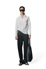 Jib Long-Sleeve Zip-neck Tee