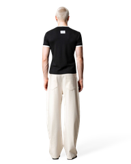 Gra Contrast Trim T-Shirt