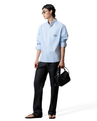 Thiin Embroidered Letter Pattern Shirt