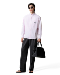 Thiin Embroidered Letter Pattern Shirt