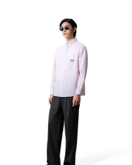 Thiin Embroidered Letter Pattern Shirt