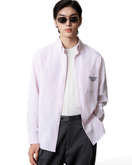 Thiin Embroidered Letter Pattern Shirt