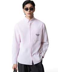 Thiin Embroidered Letter Pattern Shirt