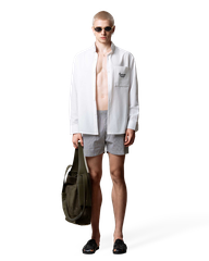 Thiin Embroidered Letter Pattern Shirt