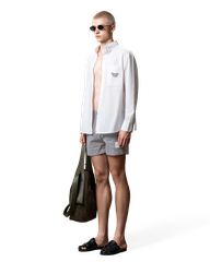 Thiin Embroidered Letter Pattern Shirt