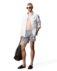 Thiin Embroidered Letter Pattern Shirt