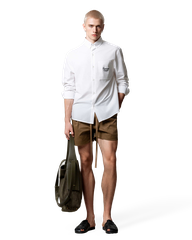 Thiin Embroidered Letter Pattern Shirt