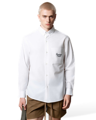 Thiin Embroidered Letter Pattern Shirt