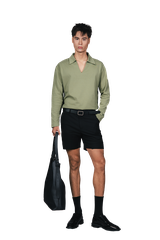 Vee Long-Sleeve V-Notch Tee