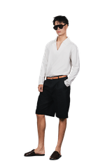 Vee Long-Sleeve V-Notch Tee