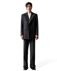 Ylas Fringed Silk Lapel Jacket