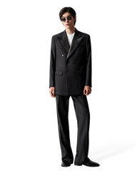 Ylas Fringed Silk Lapel Jacket