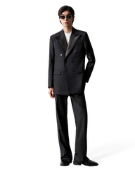 Ylas Fringed Silk Lapel Jacket