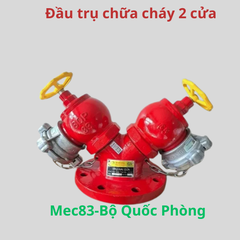 đầu trụ chữa cháy 2 cửa D65-Mex83-Bộ Quốc Phòng
