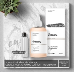 Toner Tẩy Da Chết Glycolic Acid 7% Toning Solution - The Ordinary