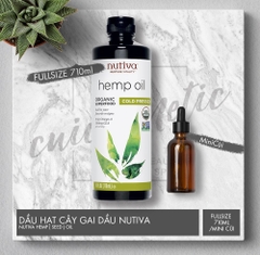 DẦU HẠT CÂY GAI DẦU HƯU CƠ NUTIVA | NUTIVA HEMP SEED OIL