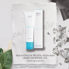 Kem dưỡng da trẻ hóa, ngừa mụn Obagi 360 Retinol 1.0%