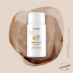 Kem chống nắng phổ rộng siêu lỏng - Babe Laboratorios Super Fluid Sunscreen SPF50 50ml