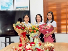 Chúc mừng ngày Phụ nữ Việt Nam (20/10) tại Công ty CP Đầu tư và Phát triển ACP Minh Tú