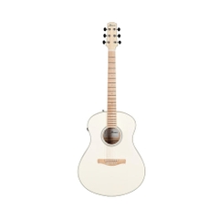 Đàn Guitar Acoustic Ibanez AAM370E Open Pore Antique White