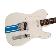 Guitar Điện Fender 2023 Collection Made In Japan Traditional 60s Telecaster SS, Olympic White / Blue Stripes