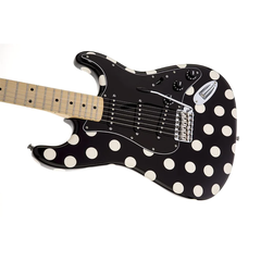 Guitar Điện Fender Artist Buddy Guy Standard Stratocaster SSS, Polka Dot Finish